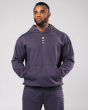 Three Pillar Heavyweight Hoodie - Muted Purple