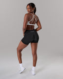 Amplify Open Back Bra - White