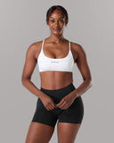 Amplify Open Back Bra - White