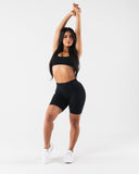 Parker Mid Rise Short - Black