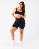 Parker Mid Rise Short - Black