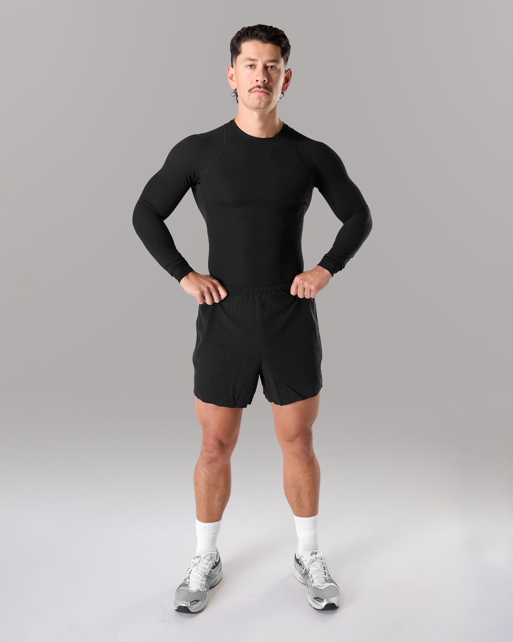 Power Long Sleeve - Black | Workout Clothes | Alphalete