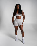 Pump Mid Rise Short - LT Heather