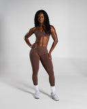 Pump Mid Rise Legging - Cedar