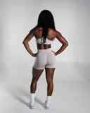 Pump Mid Rise Short - LT Heather