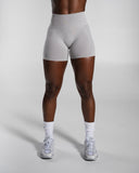 Pump Mid Rise Short - LT Heather