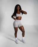 Pump Mid Rise Short - LT Heather
