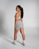 Pump High Rise Short - LT Heather