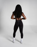 Pump Mid Rise Legging - Black