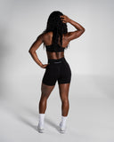 Pump Mid Rise Short - Black