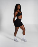 Pump Mid Rise Short - Black