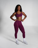 Pump Mid Rise Legging - Mulberry