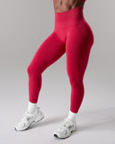 Pump High Rise Legging - Scarlet