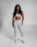 Pump Mid Rise Legging - LT Heather