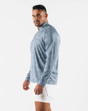 Racer Quarter Zip - Slate Print