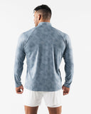 Racer Quarter Zip - Slate Print