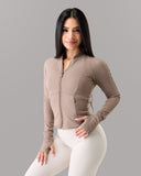 Aura Sculpt Jacket - Mocha