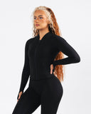 Aura Sculpt Jacket - Black