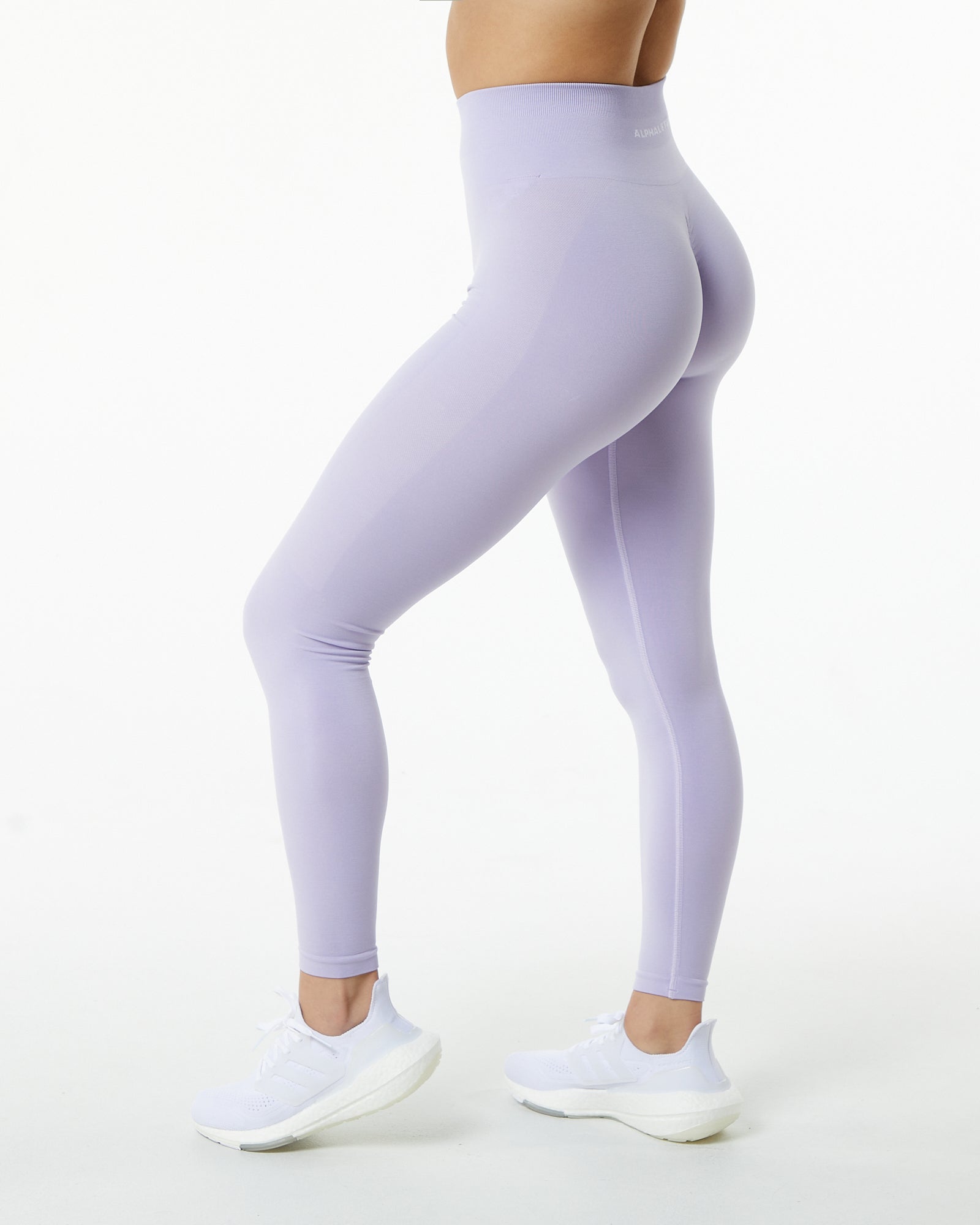 nike training seamless leggings in lilac