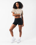 LDB Oversized Crop Tee - Dune
