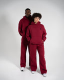 Staple Emblem Fleece Hoodie - Cherry