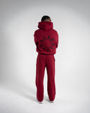 Staple Emblem Fleece Hoodie - Cherry