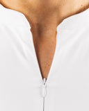 KDM Zip Bra - White