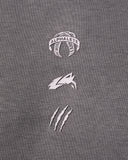 Three Pillar Capped Hoodie - Pewter