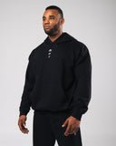 Three Pillar Heavyweight Hoodie - Black