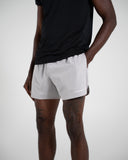 Everyday Training Short in Chrome – Alphalete men's running shorts, view 6