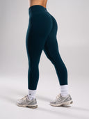 Pump Mid Rise Legging - Deep Sea