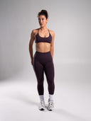 Pump High Rise Legging - Black Garnet