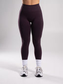 Pump High Rise Legging - Black Garnet