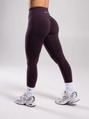 Pump High Rise Legging - Black Garnet