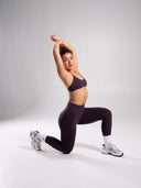 Pump High Rise Legging - Black Garnet
