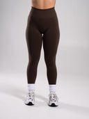 Pump High Rise Legging - Walnut