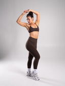 Pump High Rise Legging - Walnut