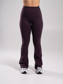Aura Flared Pant - Black Garnet