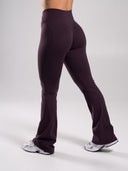 Aura Flared Pant - Black Garnet