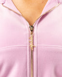 Velour Zip Hoodie - Poise