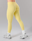 Wrap Mid Rise Legging - Canary