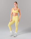 Wrap Mid Rise Legging - Canary