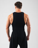Zero Ribbed Tank 2pk - Black