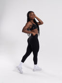 Pump Mid Rise Legging - Black