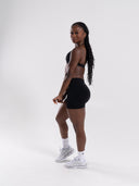 Pump Mid Rise Short - Black