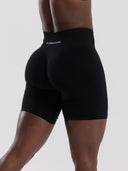 Pump Mid Rise Biker Short - Black