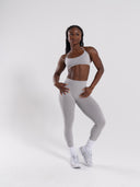 Pump Mid Rise Legging - LT Heather