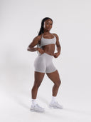 Pump Mid Rise Short - LT Heather