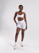 Pump High Rise Short - White