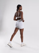 Pump High Rise Short - White